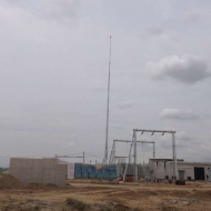 光伏電站35米高避雷針安裝圖